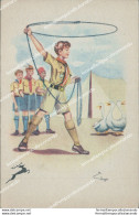 Cb175 Cartolina Godollo Ungheria Quarto Raduno Boy Scout Scoutismo Illustratore - Autres & Non Classés