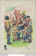 Cb178 Cartolina Londra Primo Raduno Boy Scout Scoutismo Illustratore - Autres & Non Classés