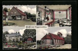 AK Eggermühlen, Gaststätte Zum Sternbusch, Inh. H. Havermann, Schloss, Kirche  - Other & Unclassified