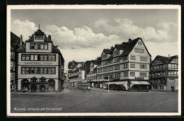 AK Kassel, Altmarkt Mit Durchbruch, Strassenbahn  - Tramways