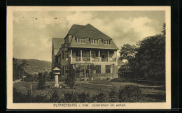 AK Blankenburg I. Th., Kurhotel Sanatorium Dr. Warda  - Bad Blankenburg