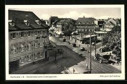 AK Karlsruhe I. B., Karlstrasse Beim Ludwigsplatz  - Karlsruhe