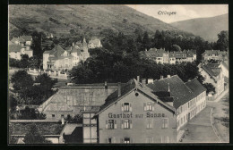 AK Ettlingen, Gasthof Zur Sonne, Teilansicht  - Ettlingen