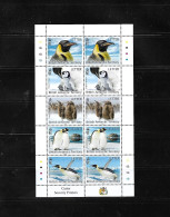 BR.ANTARCTIC, 2023, PENGUINs, S/S ( 2 Sets) MNH** NEW!! - Pinguini
