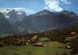 71466840 Goldern-Hasliberg Panorama Mit Wetterhorngruppe Schwarzhorn Berner Alpe - Autres & Non Classés