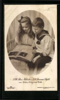 AK S. H. Prinz Hubertus Und I. H. Prinzessin Sibylle Von Sachsen-Coburg-Gotha  - Case Reali