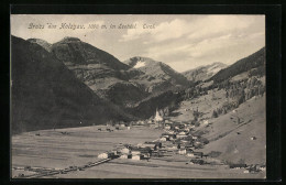 AK Holzgau Im Lechtal, Teilansicht Mit Kirche  - Other & Unclassified