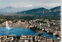 13960161 GENEVE_Genf_GE Vue Aerienne De La Ville Et La Chaine Du Mont Blanc - Sonstige & Ohne Zuordnung