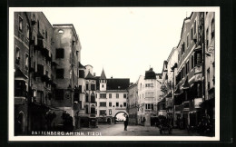 AK Rattenberg Am Inn, Strassenpartie Mit Passanten  - Autres & Non Classés