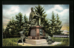 AK Saaleck, Bismarckdenkmal Auf Der Rudelsburg  - Autres & Non Classés