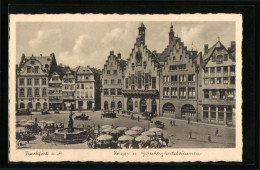 AK Alt-Frankfurt, Römer Und Gerechtigkeitsbrunnen  - Frankfurt A. Main