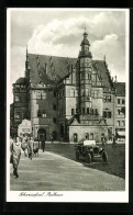 AK Schweinfurt, Strassenpartie Am Rathaus  - Schweinfurt