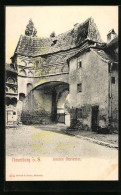 AK Naumburg A. S., Inneres Marientor Mit Strassenpartie  - Naumburg (Saale)