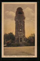 AK Porta Westfalica, Bismarckturm Auf Dem Jakobsberg In Abendstimmung  - Porta Westfalica