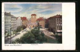 AK München, Isartorplatz Mit Strassenbahn  - München