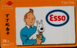 TELECARTE ETRANGERE.....TINTIN - Stripverhalen