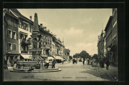 AK Konstanz A. Bodensee, Marktstätte Mit Brunnen  - Konstanz