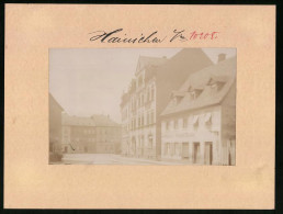 Fotografie Brück & Sohn Meissen, Ansicht Hainichen, Bäckerei Reinhold Starke Mit Blick Zum Neumarkt  - Plaatsen