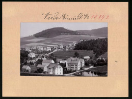 Fotografie Brück & Sohn Meissen, Ansicht Nieder-Einsiedel, Wohnhäuser Am Teich  - Plaatsen