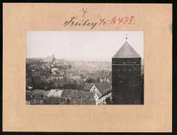 Fotografie Brück & Sohn Meissen, Ansicht Freiberg / Sachsen, Donatusturm Und Altstadt  - Plaatsen