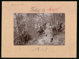 Fotografie Brück & Sohn Meissen, Ansicht Döbeln, Patrouille - Infanterie-Regiment Nr. 139  - War, Military