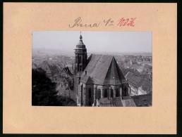 Fotografie Brück & Sohn Meissen, Ansicht Pirna, Kirche Vom Sonnenstein Gesehen  - Orte