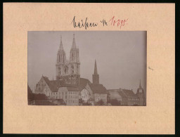 Fotografie Brück & Sohn Meissen, Ansicht Meissen I. Sa., Bischofsschloss, Kurien & Dom  - Plaatsen