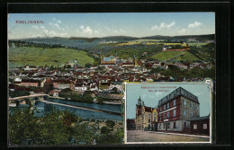 AK Esslingen, Restaurant Zum Neuen Bahnhof, Teilansicht  - Esslingen