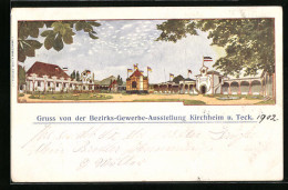 Künstler-AK Kirchheim Unter Teck, Bezirks-Gewerbe-Ausstellung 1902  - Expositions