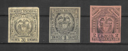 (LOT404) Colombia Revenue Stamps. 1897. VF LH - Colombia