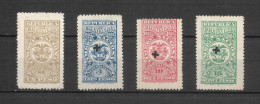 (LOT405) Colombia War Of 1000 Days, Bogota Issues Revenue Stamps. 1903. VF LH - Colombie