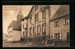 AK Rötenbach, Gasthaus Zum Rössle Von Der Strasse Gesehen  - Autres & Non Classés