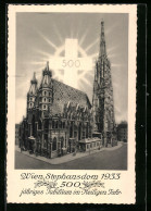 AK Wien, Stephansdom Zum 500jährigen Jubiläum 1933  - Other & Unclassified