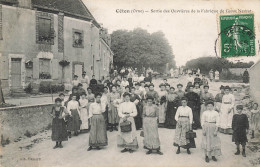 CPA TOP CARTE-Céton-Sortie Des Ouvrières De La Fabrique De Gants-Timbre         L2947 - Andere & Zonder Classificatie