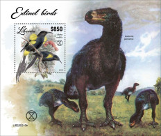 Liberia 2023 Birds Extinct Birds S202404 - Liberia