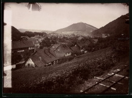 Fotografie Brück & Sohn Meissen, Ansicht Bad Lauterberg, Teilansicht Der Stadt Von Den Bahngleisen Aus Gesehen  - Lieux