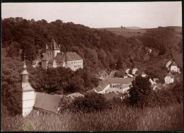 Fotografie Brück & Sohn Meissen, Ansicht Liebstadt I. Sa., Blick Auf Die Stadt Mit Schloss Kuckuckstein  - Lieux