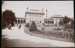 Fotografie Brück & Sohn Meissen, Ansicht Bad Elster, Aufgang Zum Kurhaus Mit Vorplatz  - Lieux