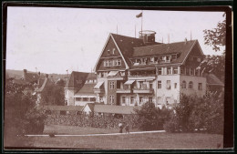 Fotografie Brück & Sohn Meissen, Ansicht Bad Elster, Blicka Uf Dr. Köhler Sanatorium, Spiegelverkehrt  - Lieux