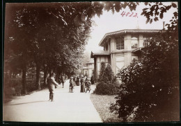 Fotografie Brück & Sohn Meissen, Ansicht Bad Elster, Pormenade Am Haus Der Moritz - Und Salzquellen  - Lieux