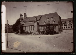 Fotografie Brück & Sohn Meissen, Ansicht Clausthal, Partie Am Platz Mit Der Marktkirche  - Lieux