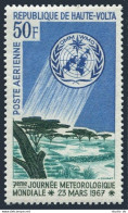 Burkina Faso C35, MNH. Michel 213. World Meteorological Day, 1967. Rain. - Burkina Faso (1984-...)