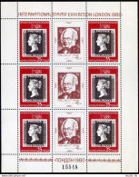 Bulgaria 2678 Sheet Type II,MNH.Michel 2886 Klb-II. LONDON-1980.Sir Rowland Hill - Ungebraucht