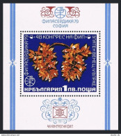 Bulgaria 2578,MNH. Mi 2778 Bl.89. Philatelic Federation,1979.Thracian Gold-leaf. - Unused Stamps