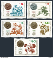 Bulgaria 2048-2052, MNH. Mi 2185-2189. Olympics Munich-1972. Medals. Wrestling, - Gebraucht