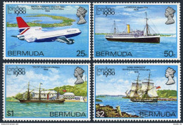 Bermuda 393-396, MNH. Michel 382-385. LONDON-1980:P Lane, Ships. - Bermudas