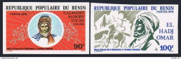 Benin 394-395 Imperf,MNH.Mi 120-130. L'Almamy Samory Toure, Ed Hadj Omar, 1978. - Bénin – Dahomey (1960-...)