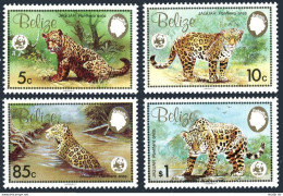 Belize 689-692, MNH. Michel 719-722. WWF 1983. Jaguar-panthera Onca. - Belice (1973-...)