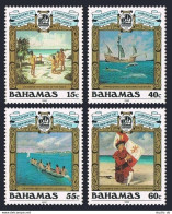 Bahamas 749-752,753,MNH.Discovery Of America-500,1992.Lucayans,Monument:Columbus - Bahama's (1973-...)