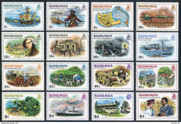 Bahamas 464-479,MNH.Michel 454-469. History Of Bahamas,1980.Columbus,Map,Mace, - Bahamas (1973-...)